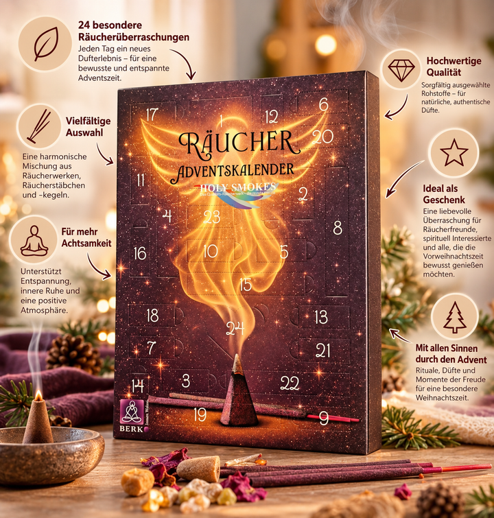 Räucher Adventskalender – 24 duftende Momente für die Adventszeit