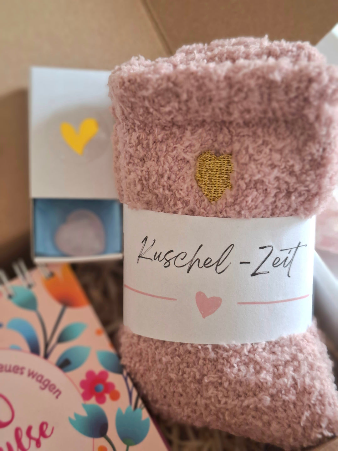 Geschenkbox "Zeit für mich" - Liebevolle Selfcarebox mit 50 Impulsen für Herz und Seele