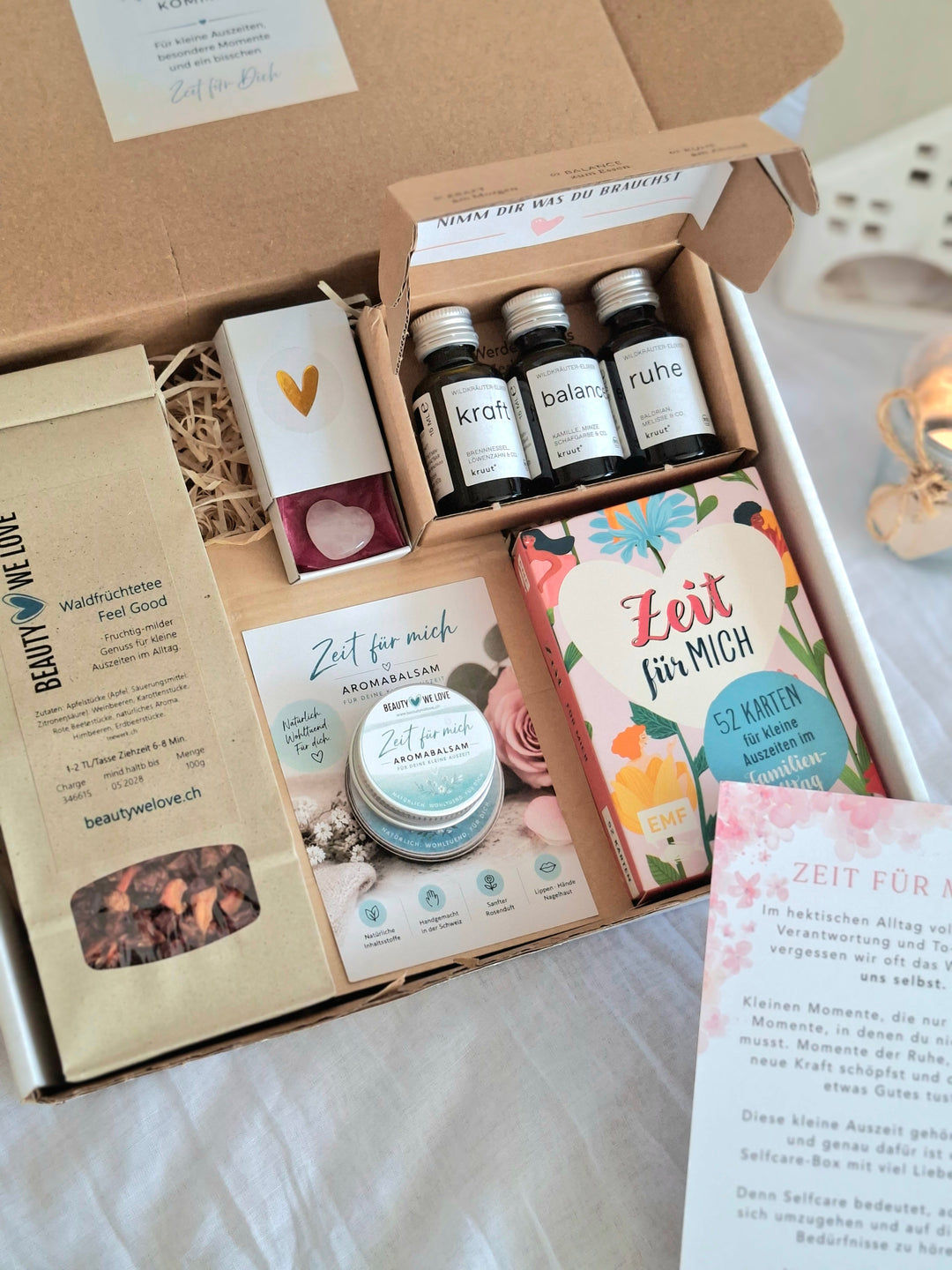 Geschenk-Set "Kleine Auszeit" – liebevolle Selfcare-Box für Mamas