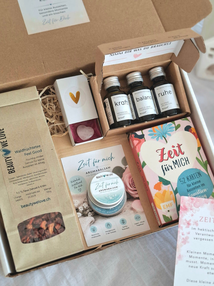 Geschenk-Set "Kleine Auszeit" – liebevolle Selfcare-Box für Mamas