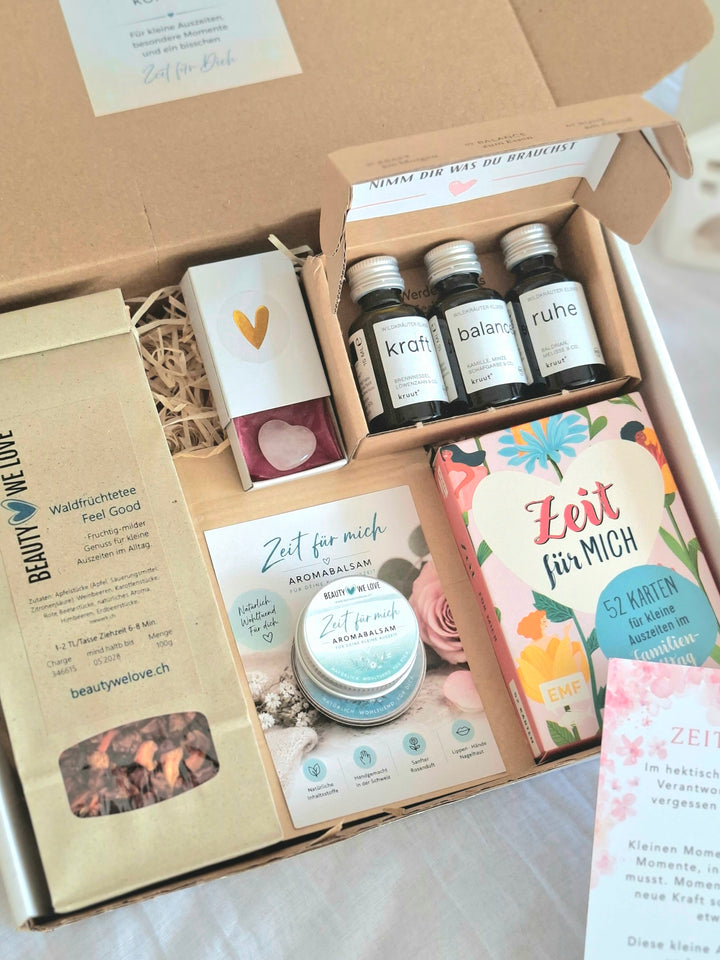 Geschenk-Set "Kleine Auszeit" – liebevolle Selfcare-Box für Mamas