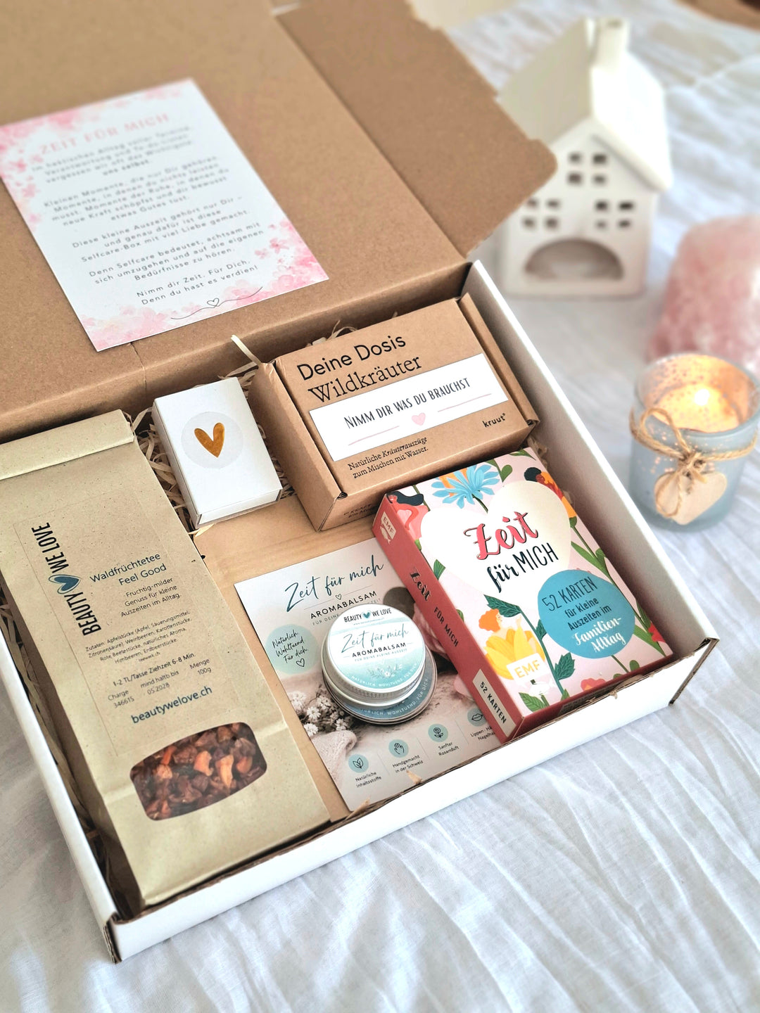 Geschenk-Set "Kleine Auszeit" – liebevolle Selfcare-Box für Mamas