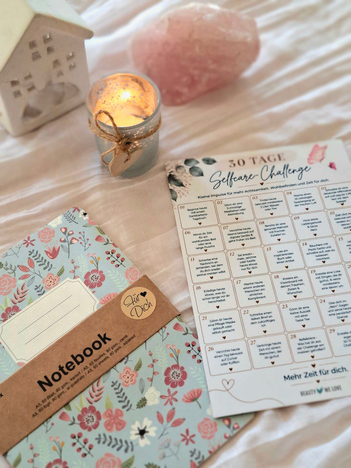 30 Tage Self-Care Challenge – Journal, Selfcare Tracker & kleine Auszeiten für dich