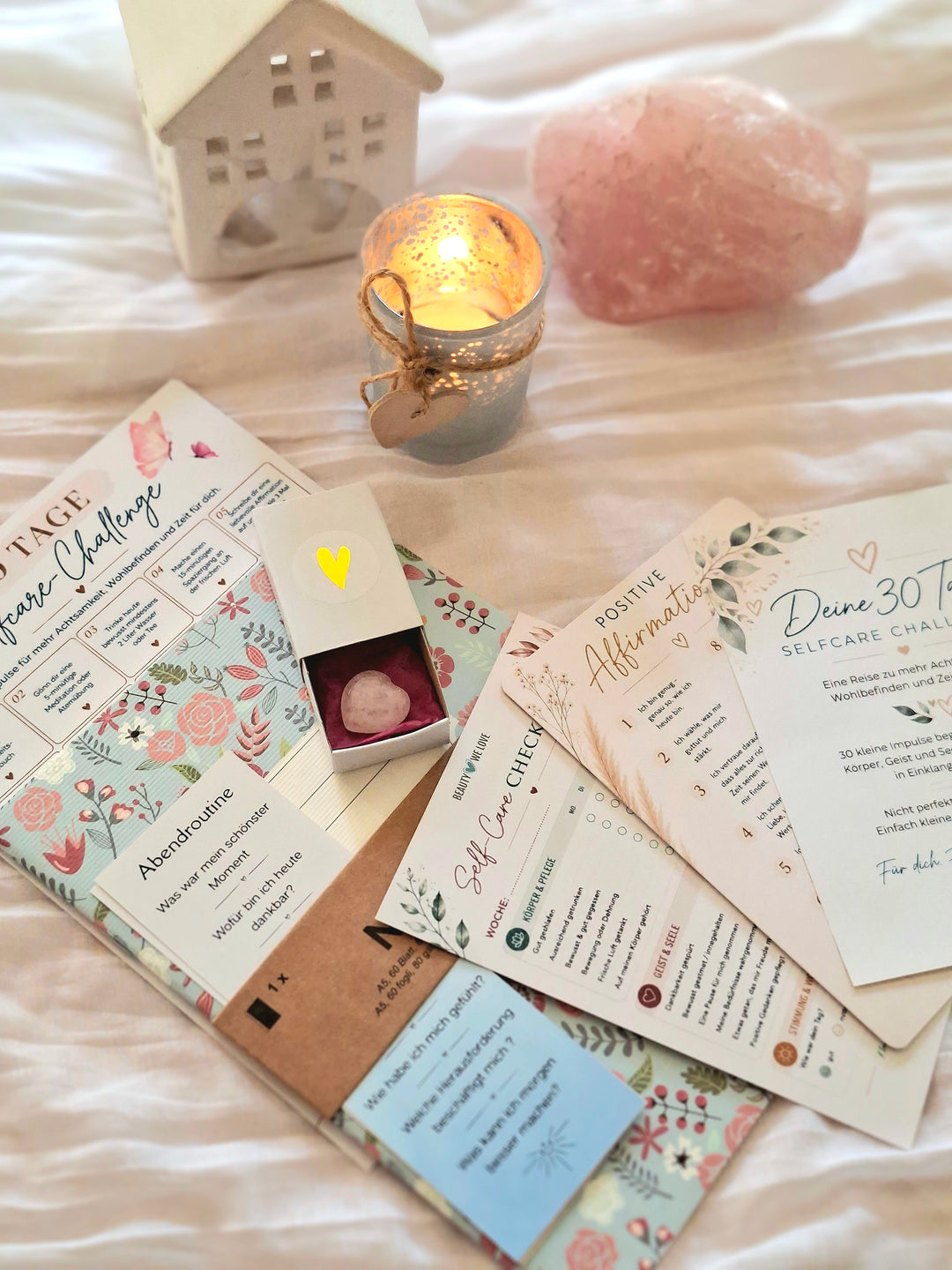 Gift set: Feel-good moments for yourself - Self-care box with challenge