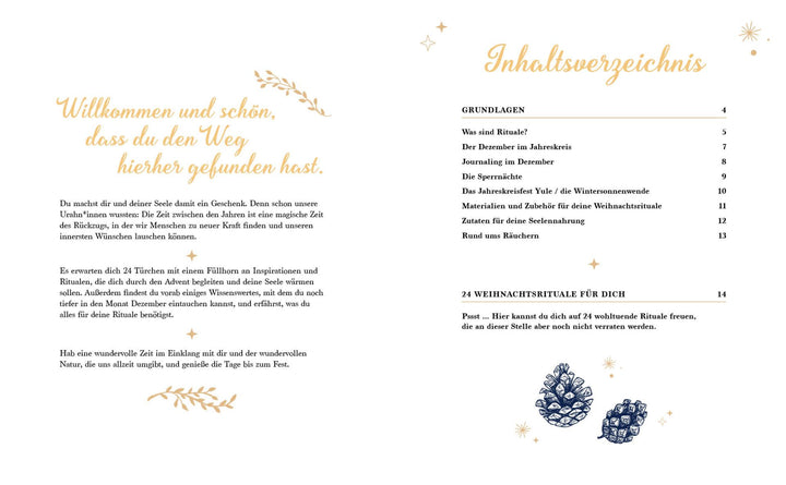 Adventskalender Buch Weihnachtsrituale für die Seele (nur noch 4 Stück!)