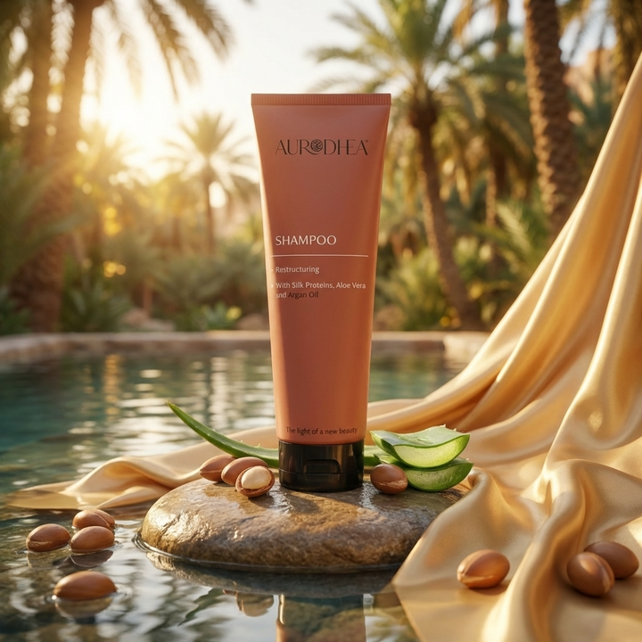 Strengthening shampoo with argan oil and aloe vera – 250 ml