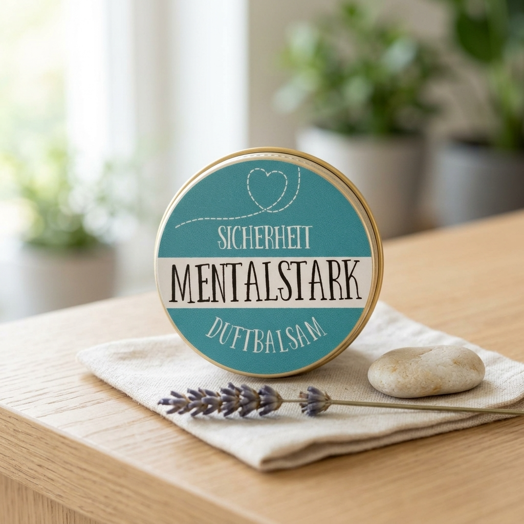 Mentalstark & Selbstbewusstsein – natürliches Seelen-Aroma-Balsam 15 g – Made in Switzerland