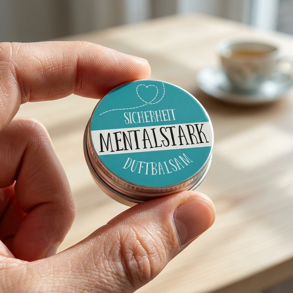 Mentalstark & Selbstbewusstsein – natürliches Seelen-Aroma-Balsam 15 g – Made in Switzerland