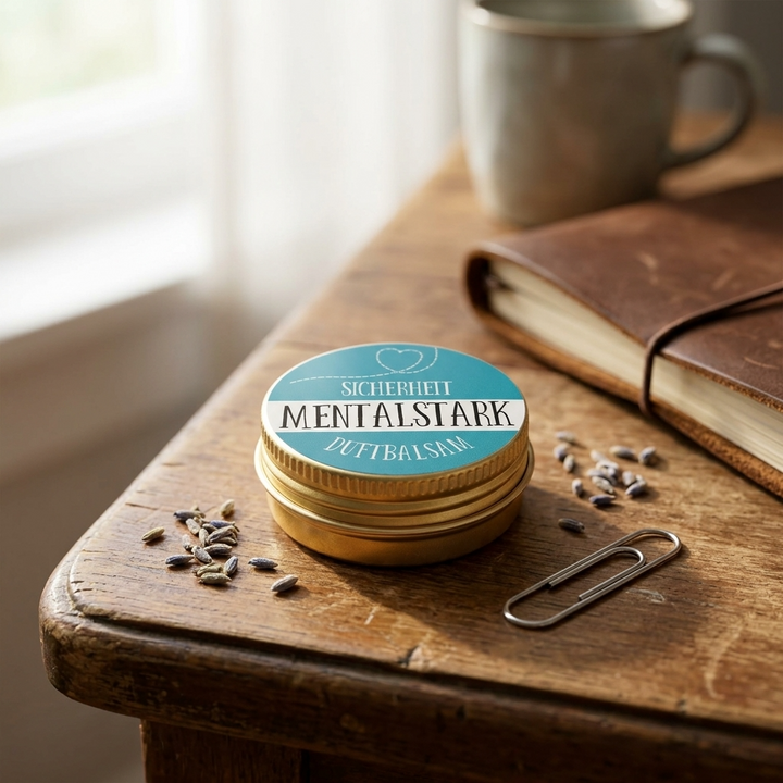 Mentalstark & Selbstbewusstsein – natürliches Seelen-Aroma-Balsam 15 g – Made in Switzerland