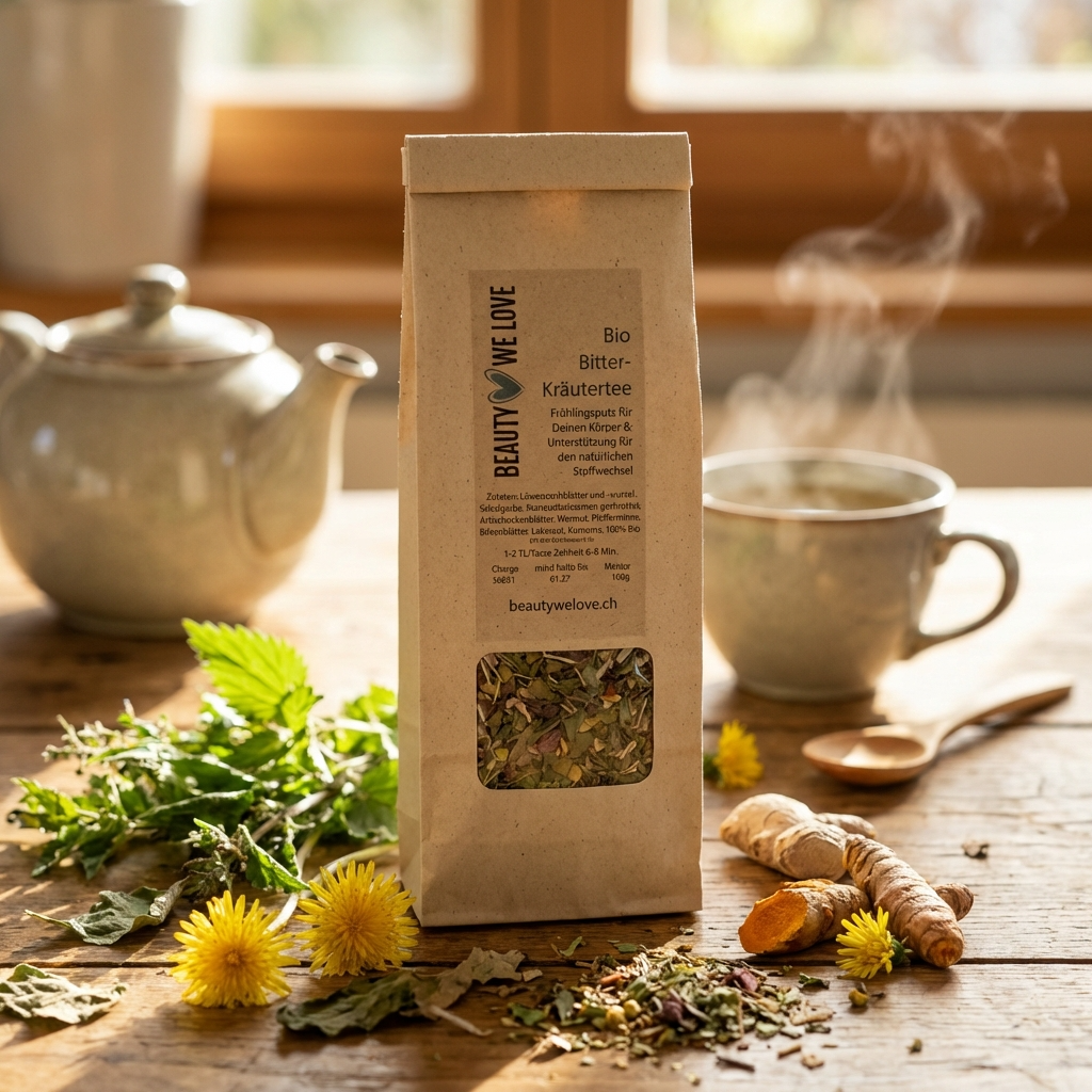 Organic Bitter Herb Tea for Liver, Gallbladder &amp; Metabolism Detox - 100g