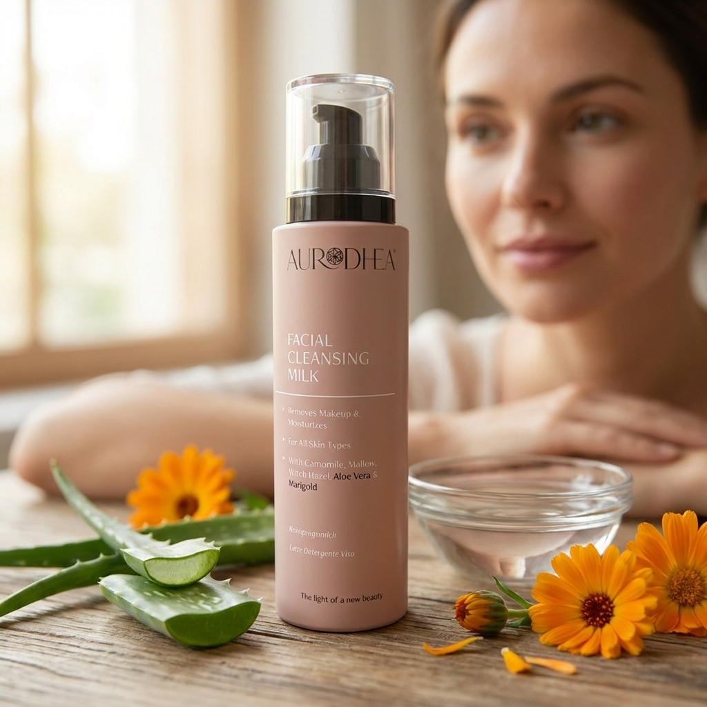 Reinigungsmilch (Ringelblume, Malve und Kamille) – 150ml