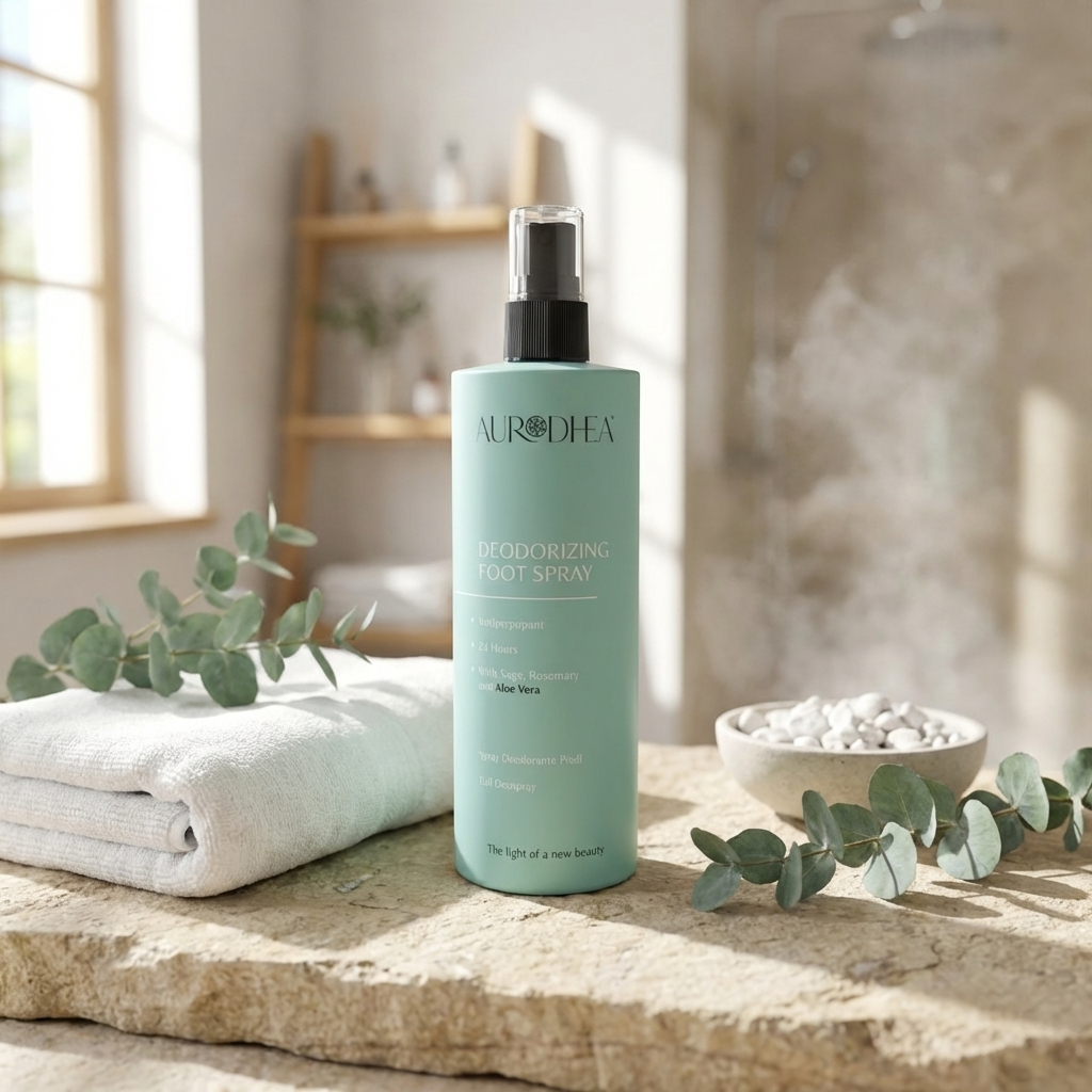Fuß Deospray - 150 ml - mit Aloe Vera, Salbei und Rosmarin