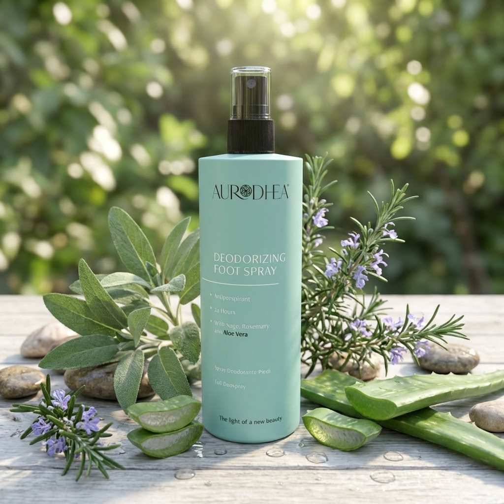 Fuß Deospray - 150 ml - mit Aloe Vera, Salbei und Rosmarin