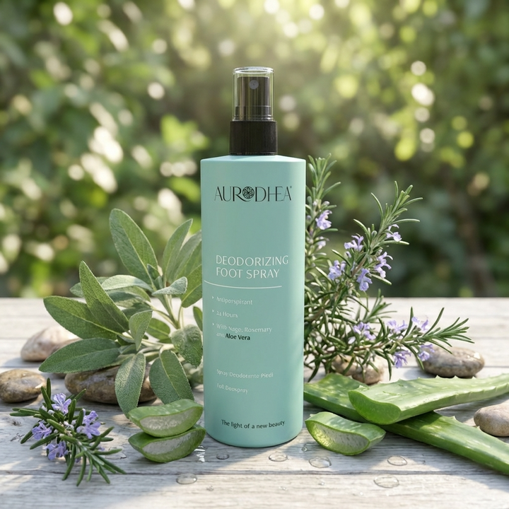 Fuß Deospray - 150 ml - mit Aloe Vera, Salbei und Rosmarin