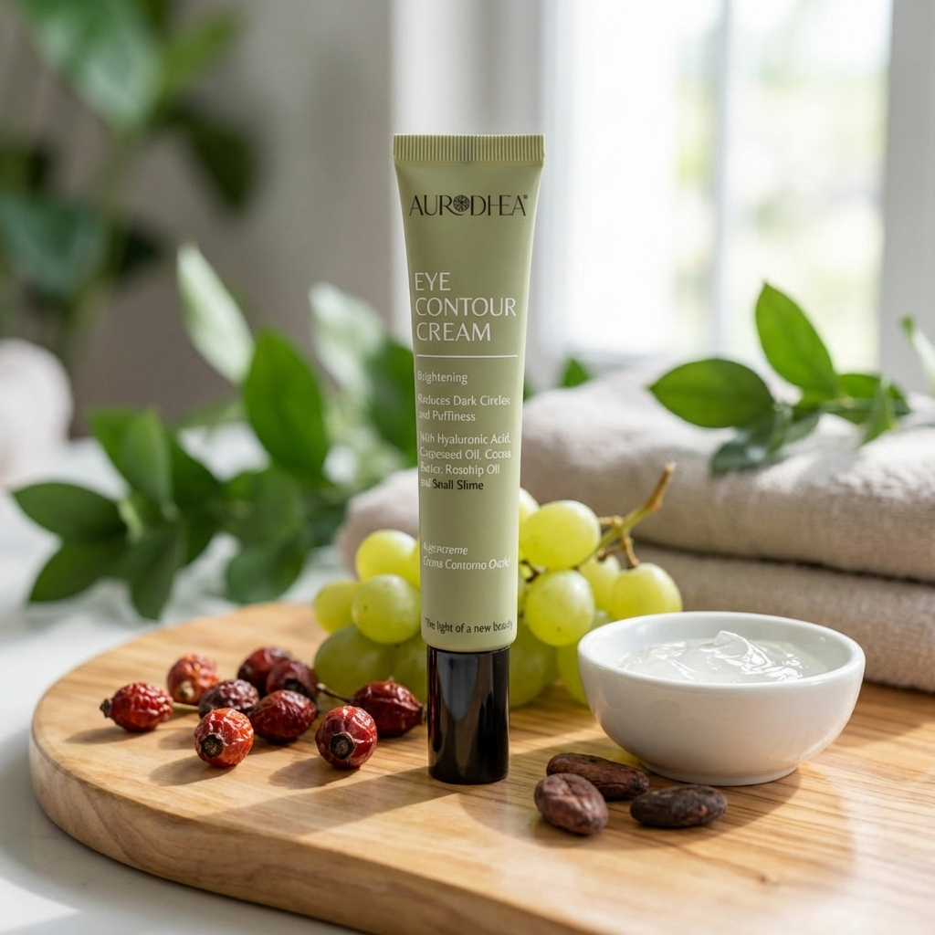 Crème contour des yeux à la bave d'escargot (bio) - 15 ml (poches et cernes)