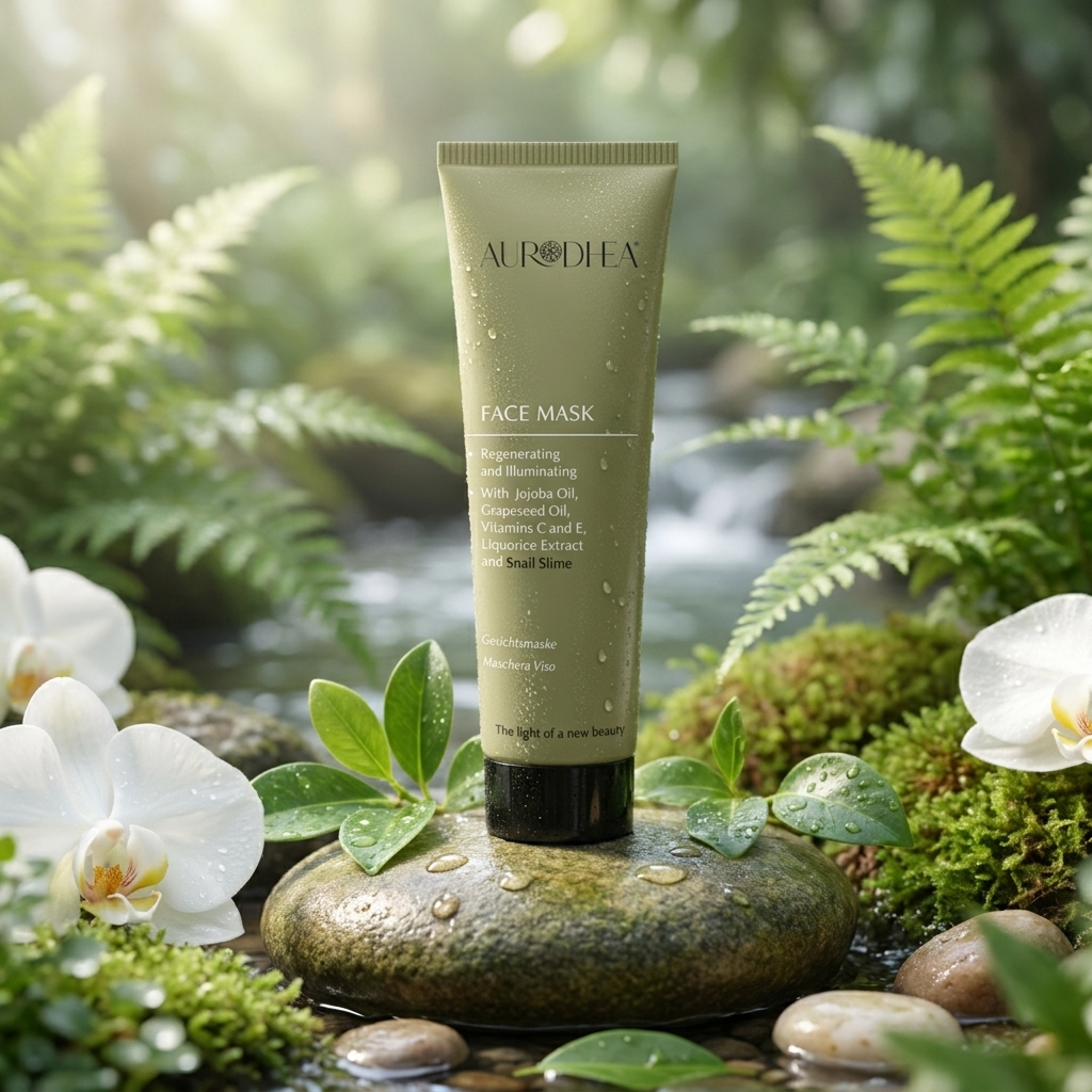 Aufhellende Gesichtsmaske mit Schneckenschleim und Vitamin C – 50 ml