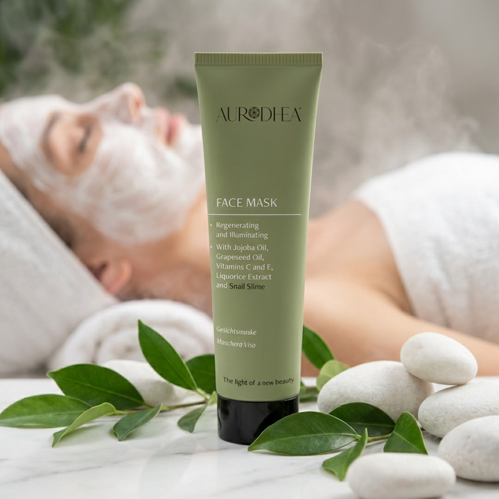 Aufhellende Gesichtsmaske mit Schneckenschleim und Vitamin C – 50 ml