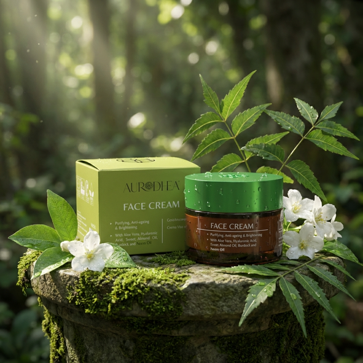 Die Gesichtscreme mit Neemöl (50 ml) wurde speziell für fettige, unreine und zu Akne neigende Haut entwickelt. Ihre leichte, ausgleichende Textur unterstützt ein klares, frisches Hautbild – ohne die Haut zu beschweren oder einen fettigen Film zu hinterlassen.