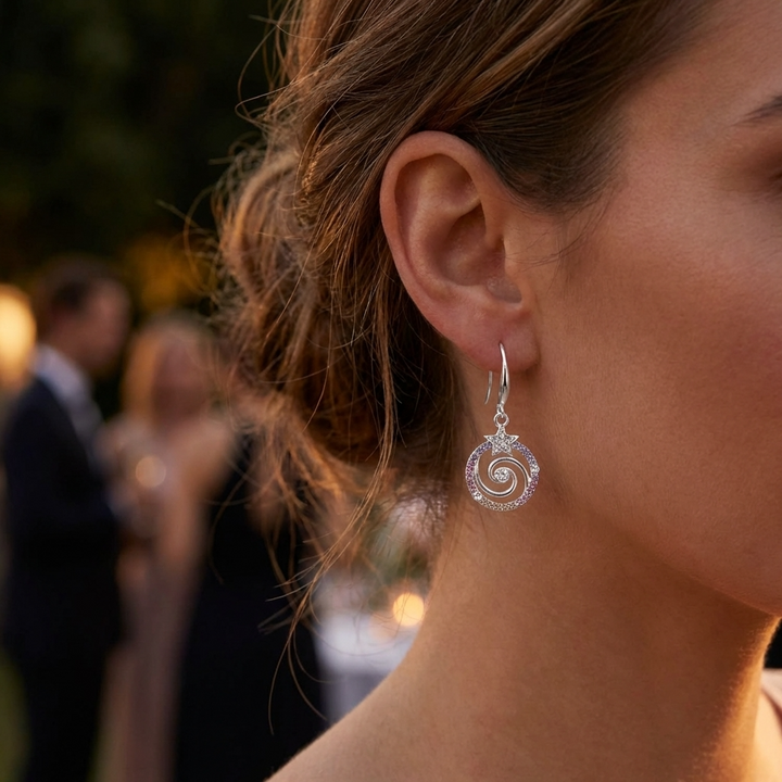 Spiralenstern Ohrhänger