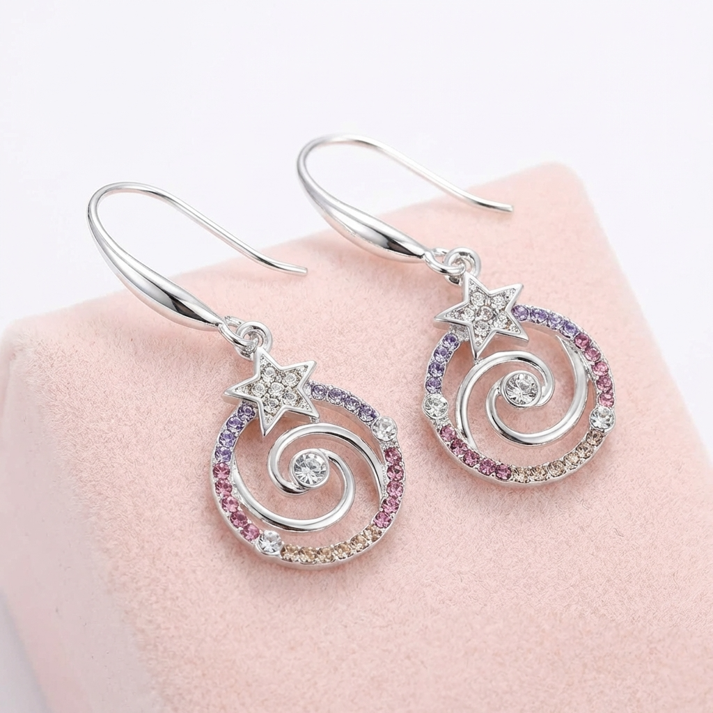 Spiralenstern Ohrhänger