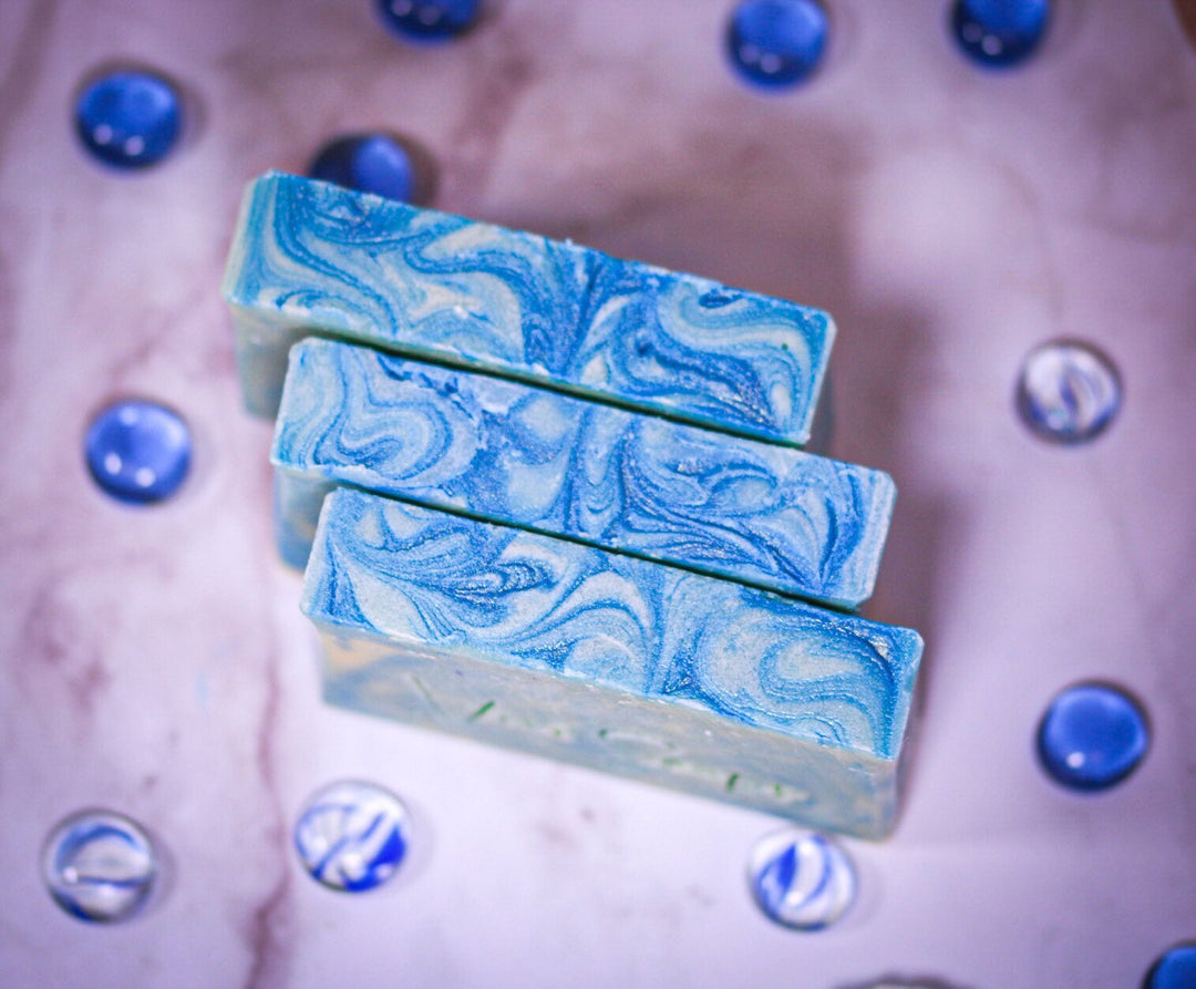 Eiskristall – Handgemachte Ziegenmilchseife - mit Flieder und Moschusduft
