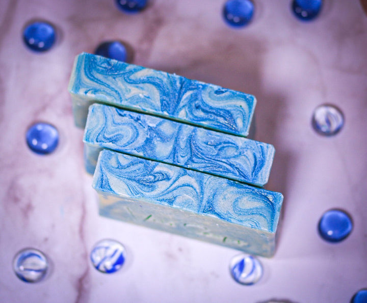 Eiskristall – Handgemachte Ziegenmilchseife - mit Flieder und Moschusduft