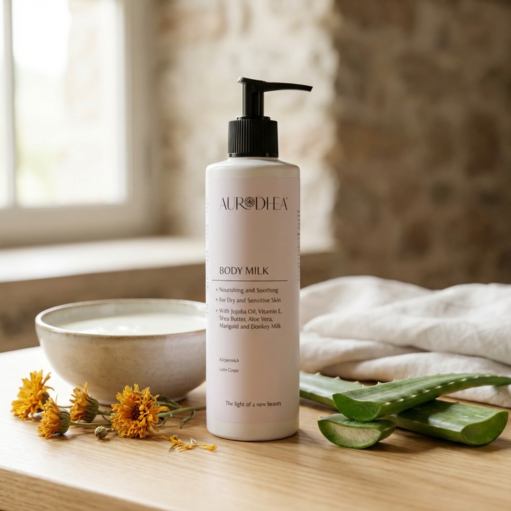 Körpercreme mit Eselsmilch- 250ml (trockene und empfindliche Haut)