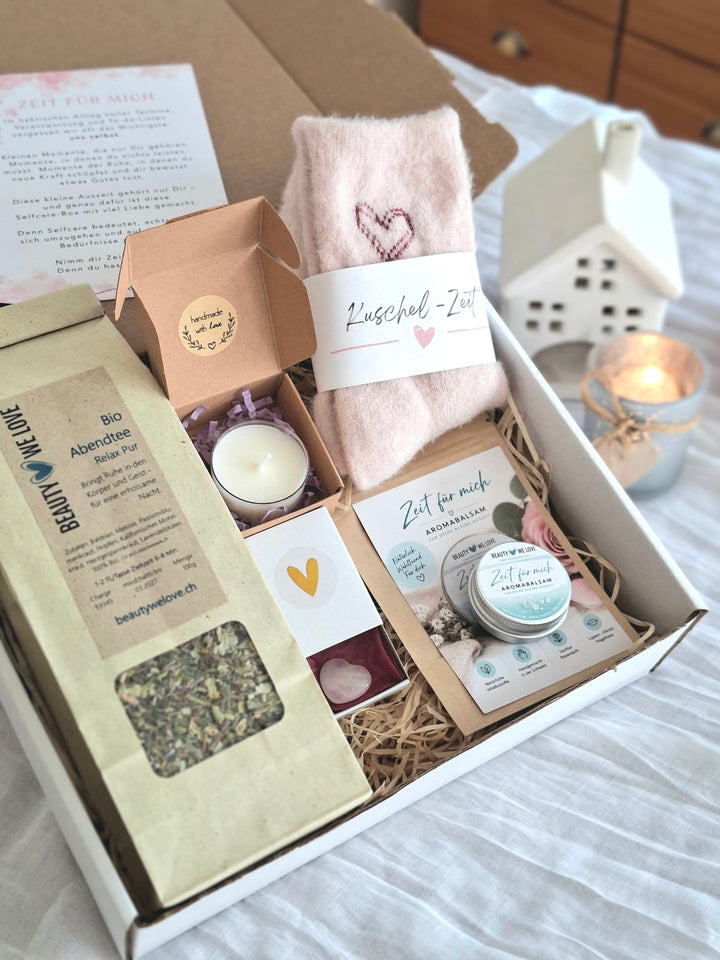 Geschenk-Set "Zeit für mich" - Selfcebox für deine Me-Time am Abend