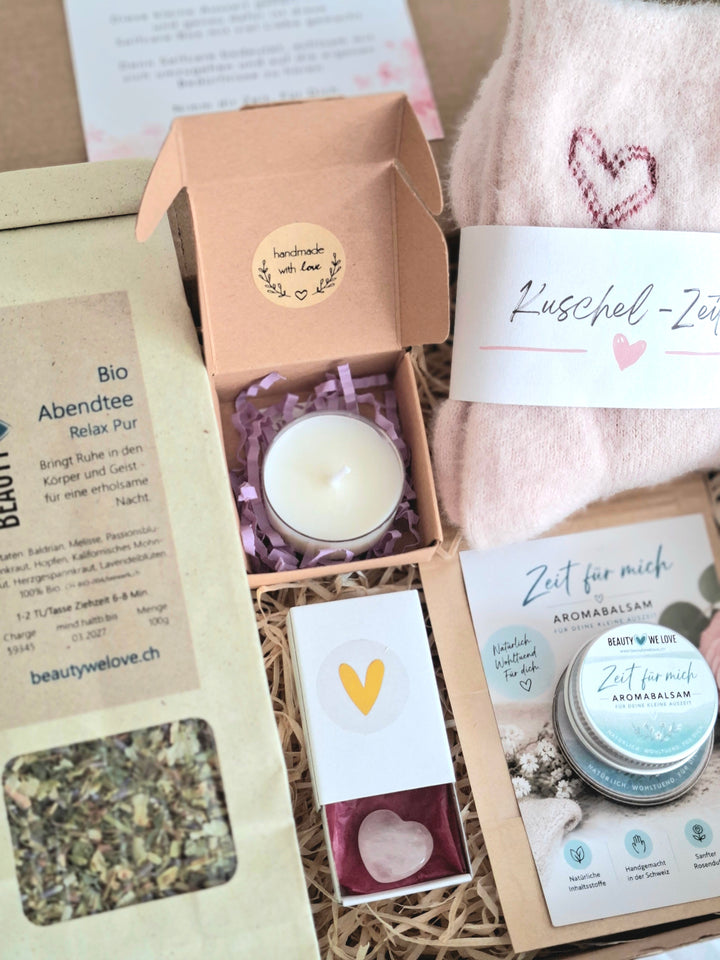 Geschenk-Set "Zeit für mich" - Selfcebox für deine Me-Time am Abend