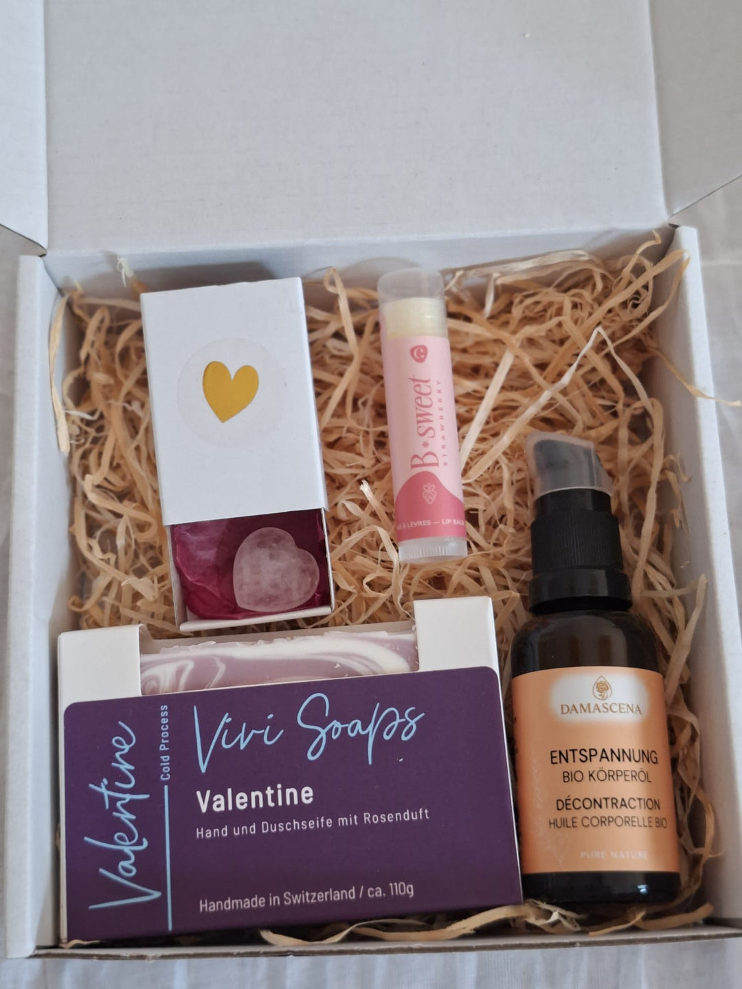 Geschenk Set Valentine 2 - Valentinstags Verwöhn Box (Limitiert)