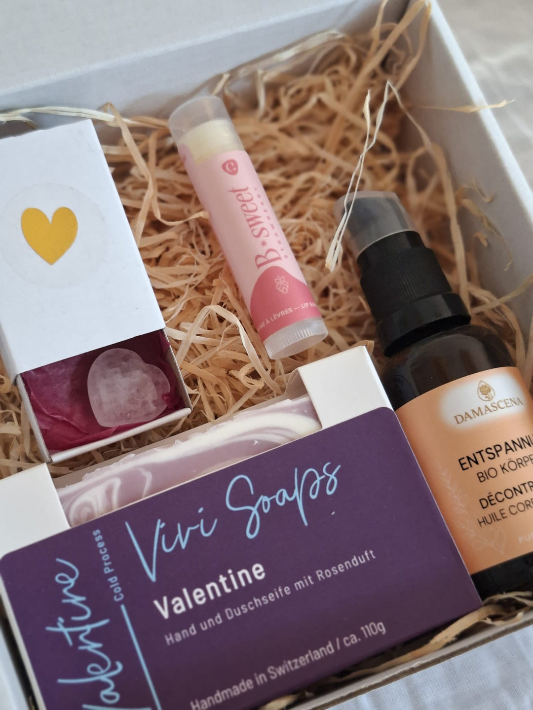 Geschenk Set Valentine 2 - Valentinstags Verwöhn Box (Limitiert)