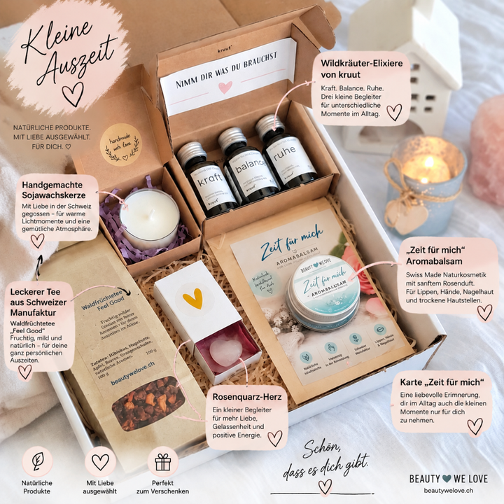 "Little Time-Out" Gift Set – loving self-care box for peace, balance & strength