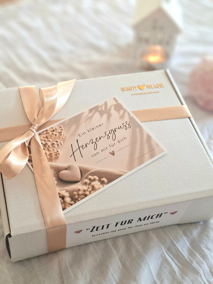 Gift set: Feel-good moments for yourself - Self-care box with challenge