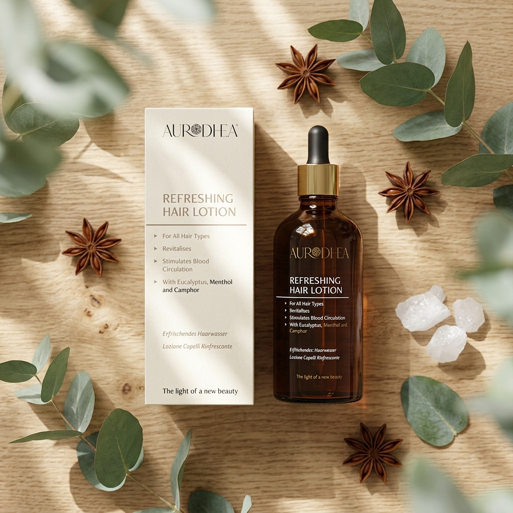 Erfrischendes Haarwasser mit Menthol & Kampfer (Haarstärkung) 100ml