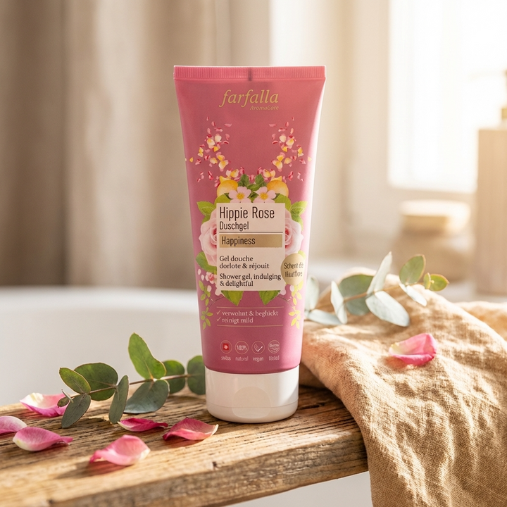 Farfalla Duschgel- Hippie Rose Happiness  - 200ml