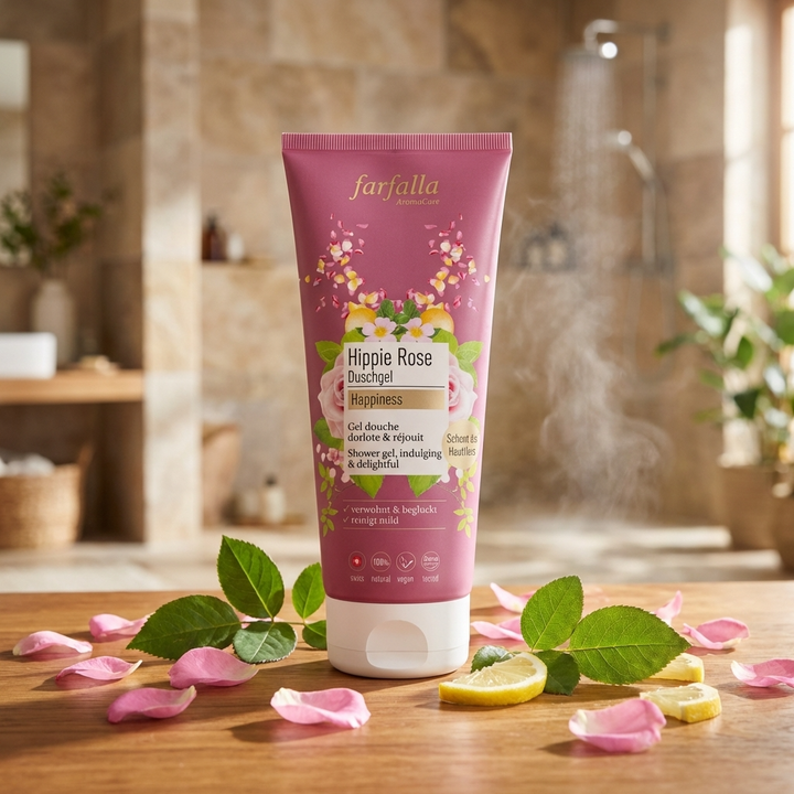 Farfalla Duschgel- Hippie Rose Happiness  - 200ml