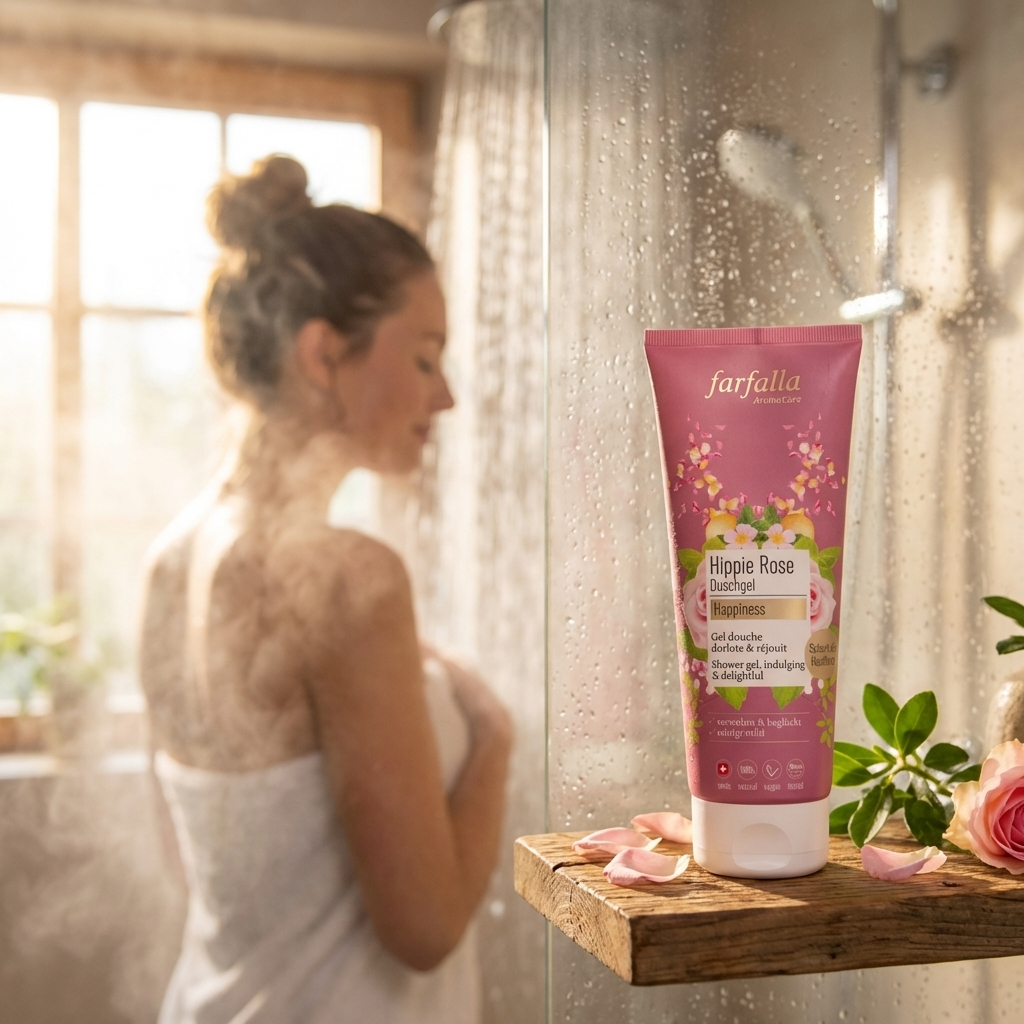 Farfalla Duschgel- Hippie Rose Happiness  - 200ml