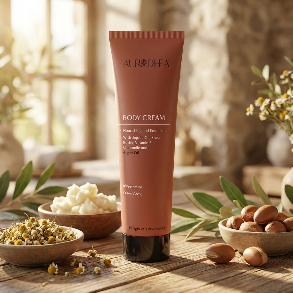Organic body cream with argan oil (for sensitive and dry skin) – 150ml