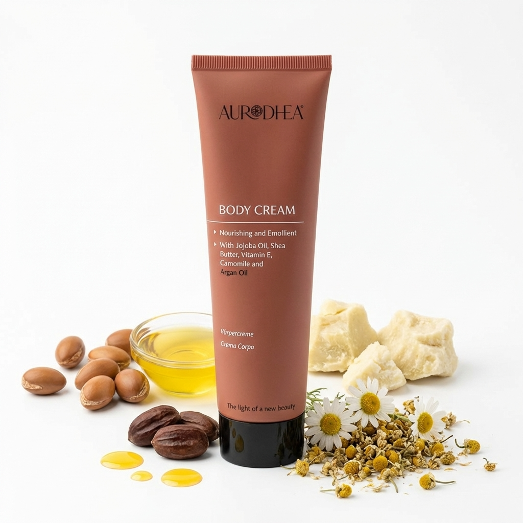 Organic body cream with argan oil (for sensitive and dry skin) – 150ml