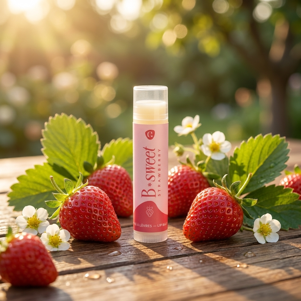 B-Sweet Lip Balm – Natural lip care with strawberry scent