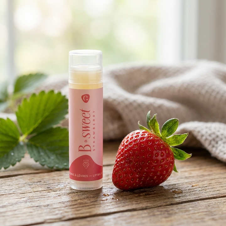 B-Sweet Lip Balm – Natural lip care with strawberry scent