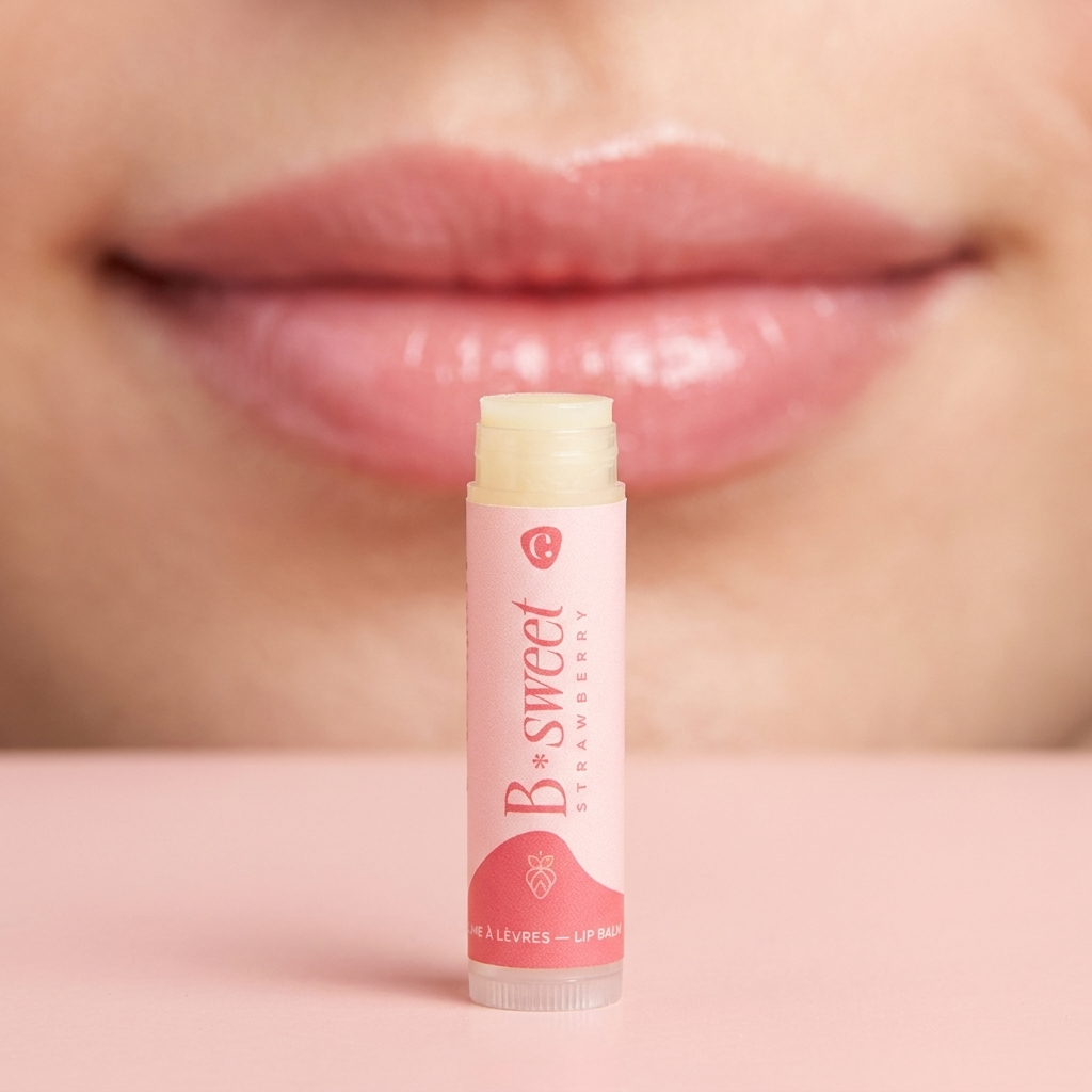 B-Sweet Lip Balm – Natural lip care with strawberry scent