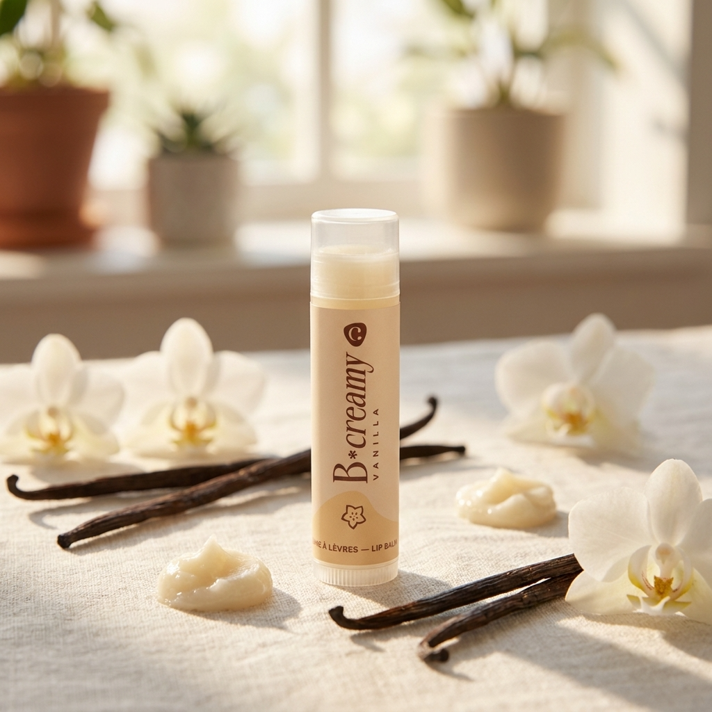 B-Creamy Lippenbalsam – Natürliche Lippenpflege mit Vanilleduft