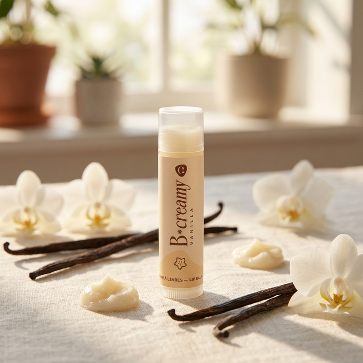 B-Creamy Lippenbalsam – Natürliche Lippenpflege mit Vanilleduft