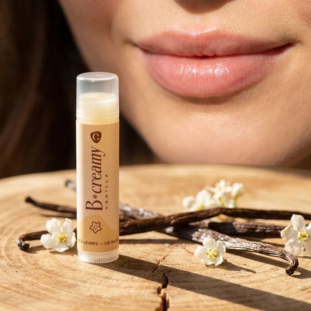 B-Creamy Lippenbalsam – Natürliche Lippenpflege mit Vanilleduft