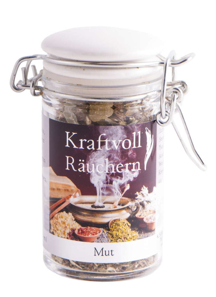 Räuchermischung  - Mut - in 60 ml Glas