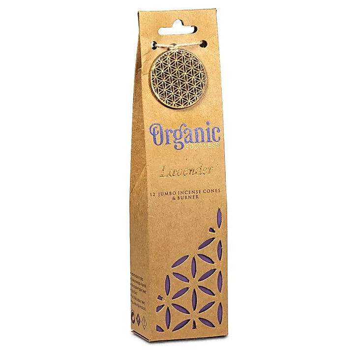 Organic Goodness Lavendel Räucherkegel – inkl. Keramikhalter