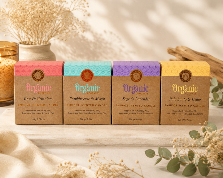 Organic Goodness Sojawachs-Duftkerze Salbei & Lavendel - 200g