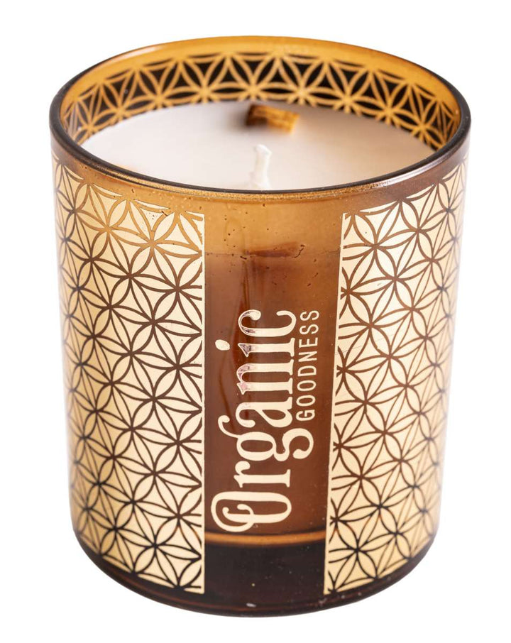 Organic Goodness Sojawachs-Duftkerze Palo Santo & Zeder - 200g