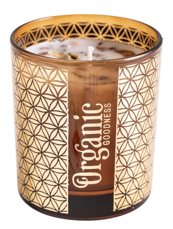 Organic Goodness Sojawachs-Duftkerze Rose & Geranie - 200g